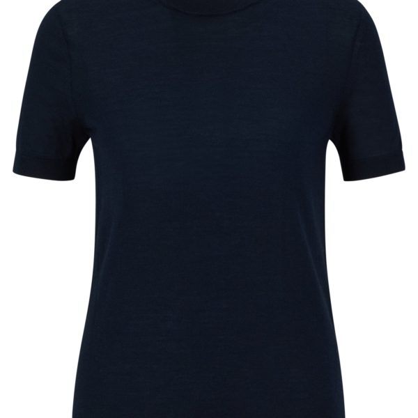 Pull à manches courtes en laine mérinos – Hugo Boss