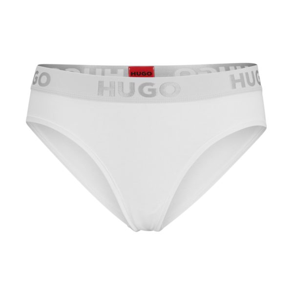 Slip en coton stretch avec taille à logo – Hugo Boss