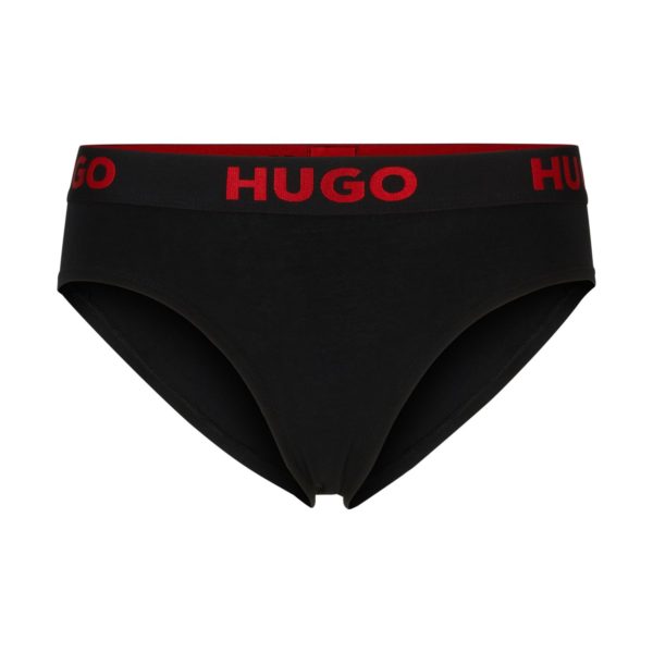 Slip en coton stretch avec taille à logo – Hugo Boss