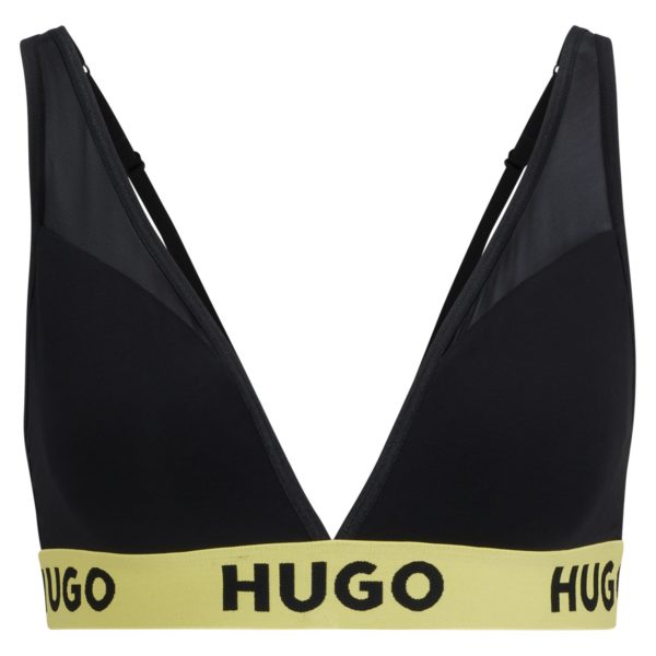 Soutien-gorge triangle en modal stretch avec taille à logo – Hugo Boss