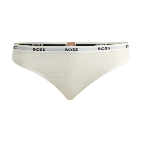 String taille basse en jersey stretch avec taille à logo – Hugo Boss
