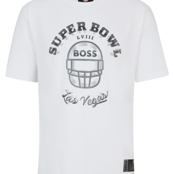 T-shirt BOSS x NFL en coton stretch avec imprimé artistique – Hugo Boss