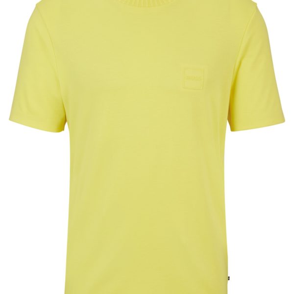 T-shirt Regular Fit en coton mélangé avec logo embossé – Hugo Boss
