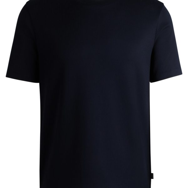 T-shirt Regular Fit en coton mercerisé structuré – Hugo Boss