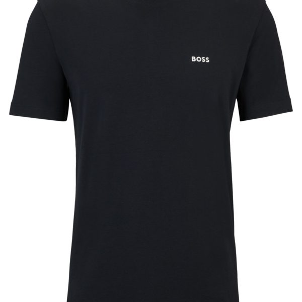 T-shirt Regular en coton stretch avec logo contrastant – Hugo Boss