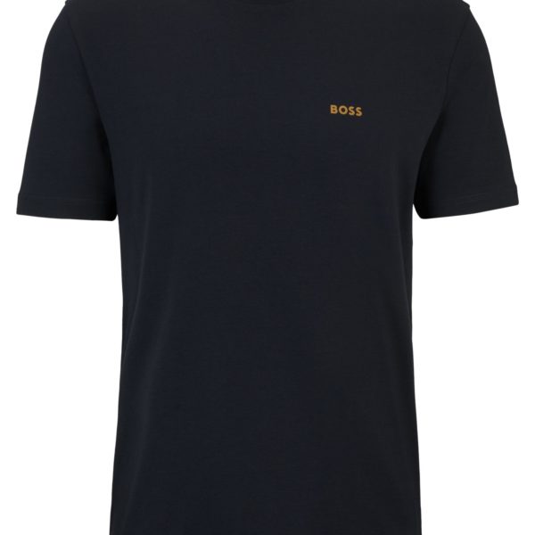 T-shirt Regular en coton stretch avec logo contrastant – Hugo Boss
