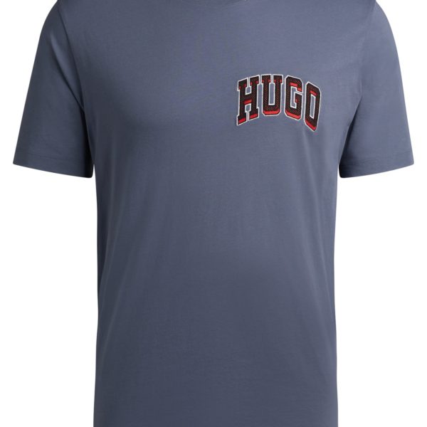 T-shirt Regular Fit en jersey de coton avec logo sportif – Hugo Boss