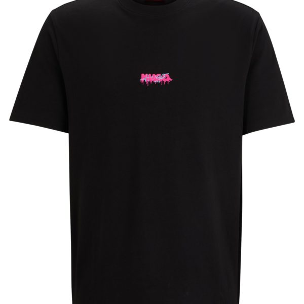T-shirt Relaxed Fit en jersey de coton à double logo – Hugo Boss