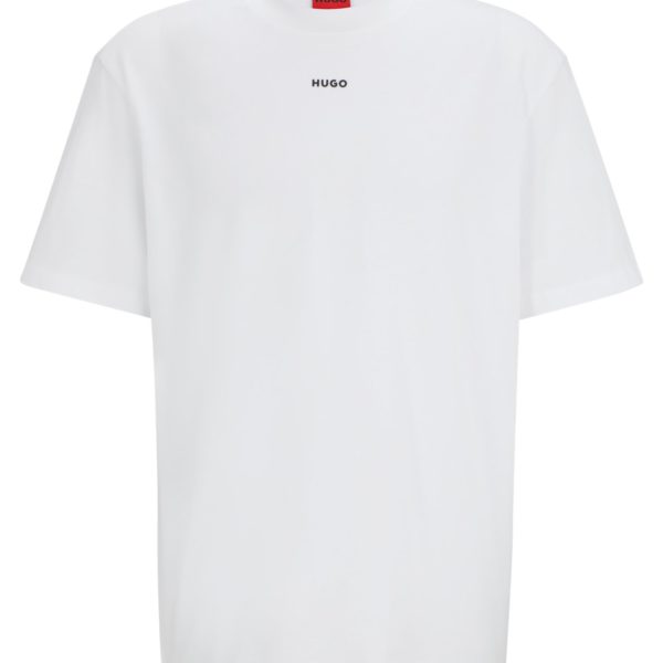T-shirt décontracté en coton à logo imprimé – Hugo Boss