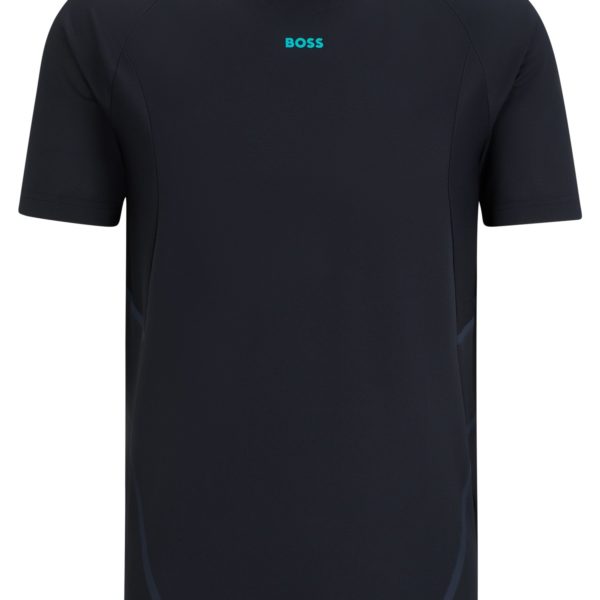 T-shirt Slim Fit en tissu stretch avec motif réfléchissant décoratif – Hugo Boss