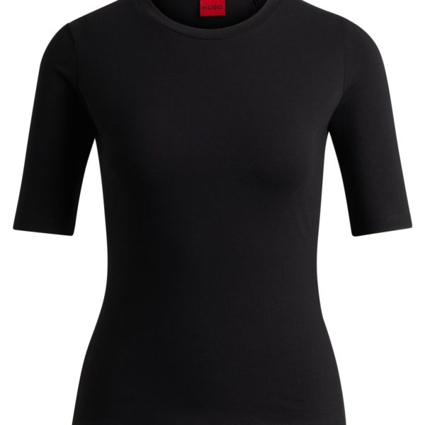 T-shirt Slim en coton, modal et stretch – Hugo Boss