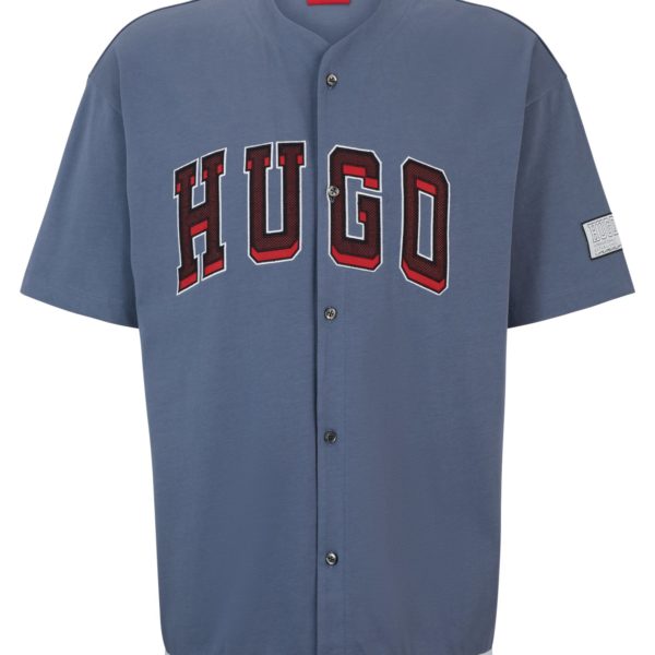 T-shirt de basket Oversized Fit style universitaire avec logo – Hugo Boss