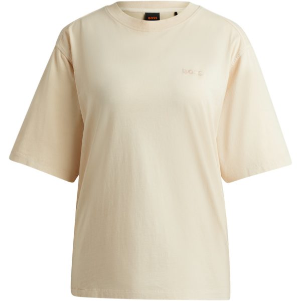 T-shirt en coton à logo brodé – Hugo Boss