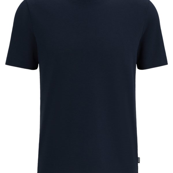 T-shirt en coton mélangé à la structure jacquard effet bulle – Hugo Boss