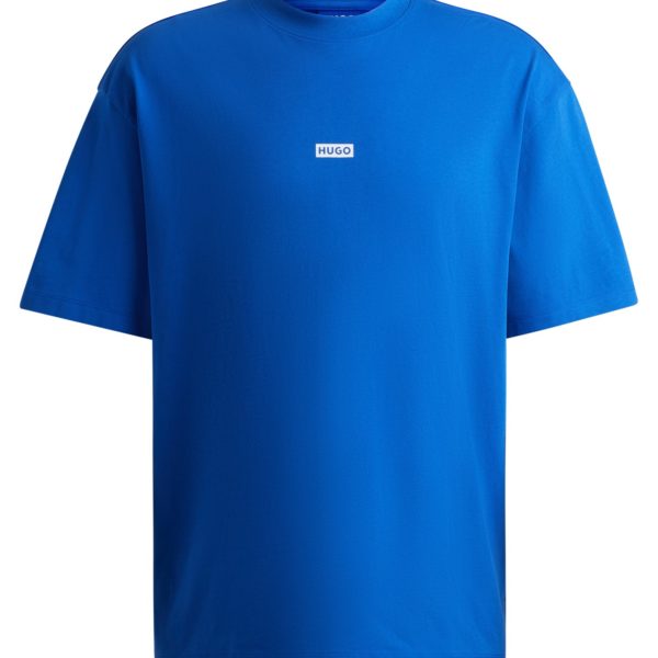 T-shirt en jersey de coton avec logo de la nouvelle saison – Hugo Boss