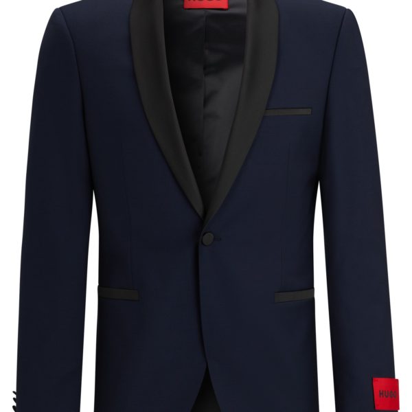 Veste Extra Slim Fit en laine mélangée stretch – Hugo Boss