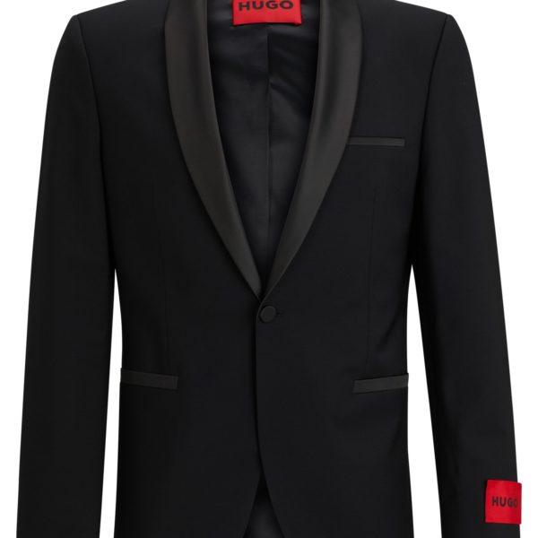 Veste Extra Slim Fit en laine mélangée stretch – Hugo Boss