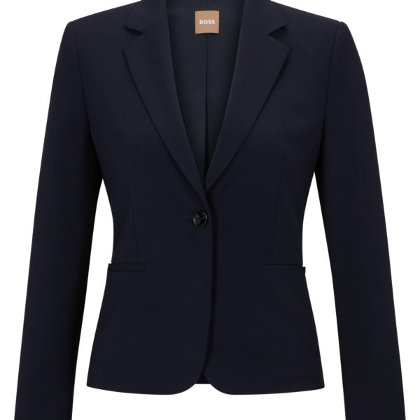 Veste Regular Fit en laine vierge – Hugo Boss