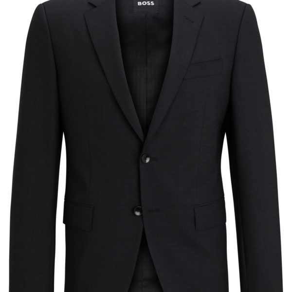 Veste Slim Fit en laine vierge stretch – Hugo Boss