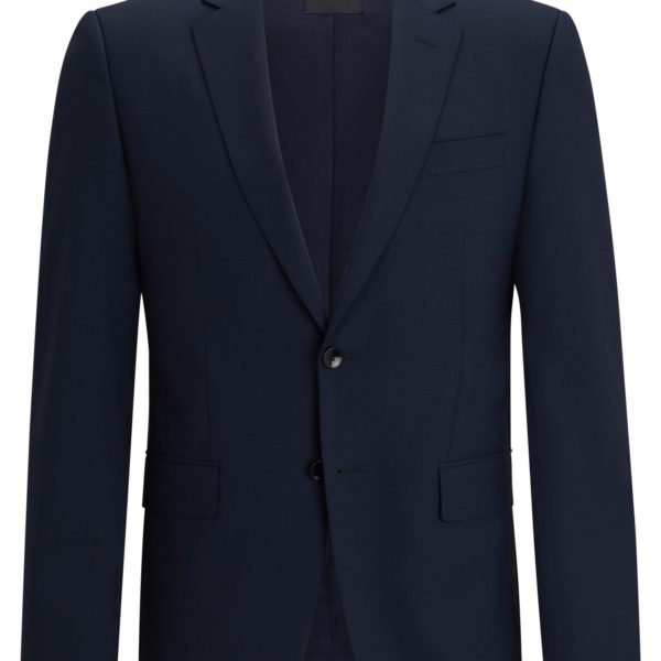 Veste Slim Fit en laine vierge stretch – Hugo Boss