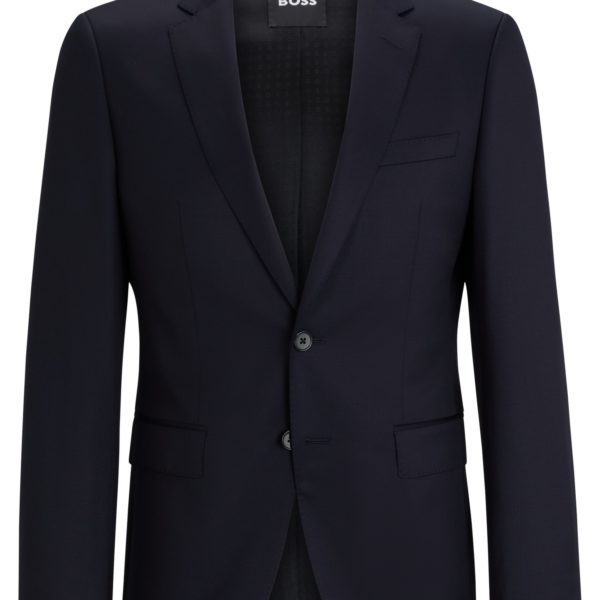 Veste Slim Fit en sergé de laine vierge – Hugo Boss