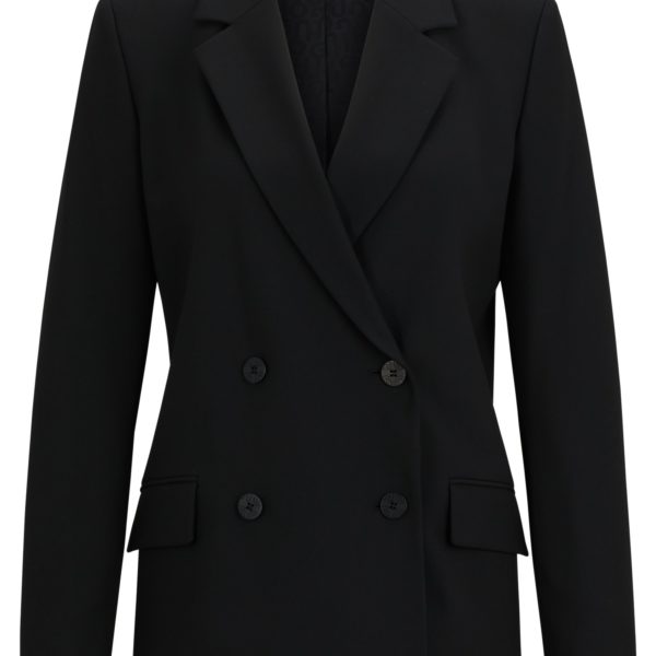 Veste croisée Relaxed Fit en tissu stretch – Hugo Boss