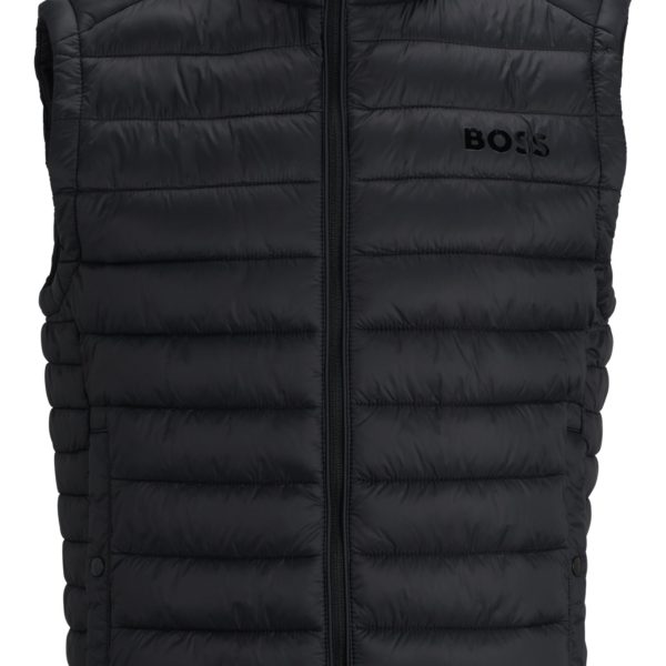 Veste sans manches compacte à logo ton sur ton – Hugo Boss