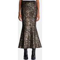 Jupe longue brodée de sequins – Balmain