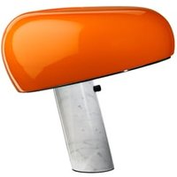 Lampe de table Snoopy marbre blanc/métal orange – Flos