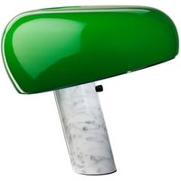 Lampe de table Snoopy marbre blanc/métal vert – Flos