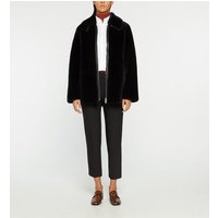 Manteau Firot court droit peau lainée réversible agneau – CLAUDIE PIERLOT