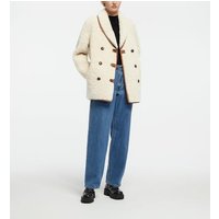Manteau court réversible peau lainée et cuir – CLAUDIE PIERLOT