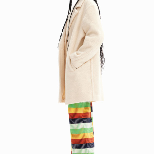 Manteau croisé bouclé – Desigual