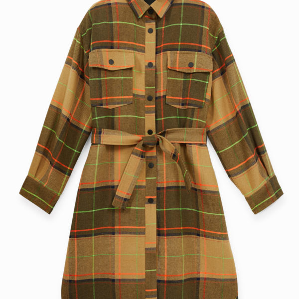 Manteau long tartan – Desigual