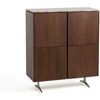 Meuble bar noyer et travertin, Jakto – AM.PM