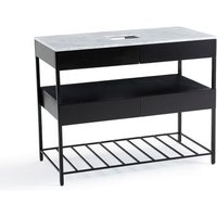 Meuble sous vasque plateau marbre blanc, Limpo – AM.PM