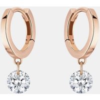 Mini Créoles 360° – 2 diamants – poids total 0,40ct approx. – or 18kt – La Brune & La Blonde