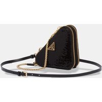 Mini sac pochette triangulaire à sequins – Prada
