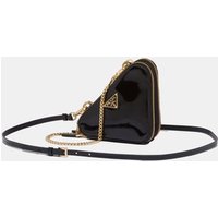 Mini sac pochette triangulaire en cuir verni – Prada