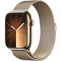 Montre connectée APPLE WATCH Serie 9 Cellular 45mm Acier/Or Milanais Or Loop – Apple