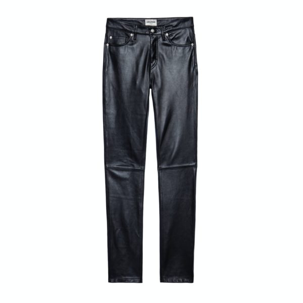 Pantalon Leather David Cuir Noir – Taille 40 – Homme – Zadig & Voltaire