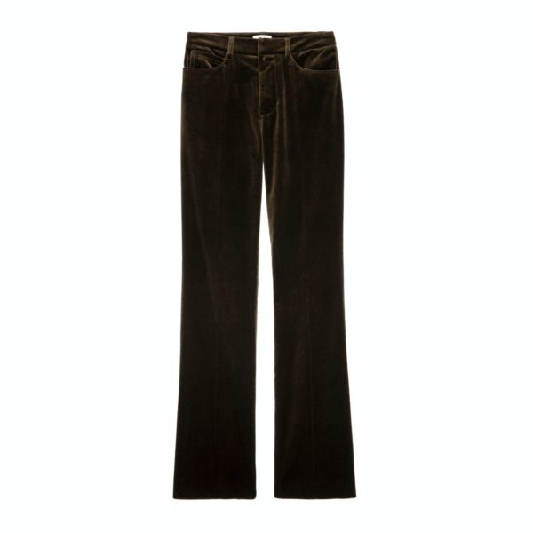 Pantalon Pistol Velours Kaki – Taille 36 – Femme – Zadig & Voltaire