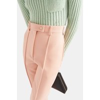 Pantalon ajusté en natté stretch taille haute – Prada