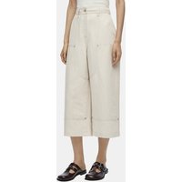 Pantalon court ample en coton et lin – Loewe