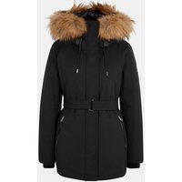 Parka Jeni rembourrée ceinturée capuche fourrure véritable – Mackage