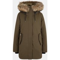 Parka Kinslee mi-longue déperlante capuche fourrure véritable – Mackage