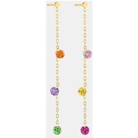 Pendants d’oreilles Confetti – Rainbow – poids total 0,80ct approx. – or 18kt – La Brune & La Blonde