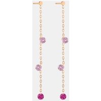 Pendants d’oreilles Confetti – Rose – poids total 0,80ct approx. – or 18kt – La Brune & La Blonde