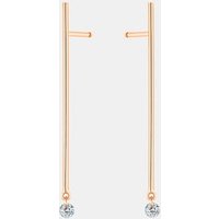 Pendants d’oreilles Majorette – 2 diamants – poids total 0,20ct – or 18kt – La Brune & La Blonde