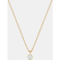 Pendentif My First De Beers Clea un diamant en or jaune – De Beers Jewellers
